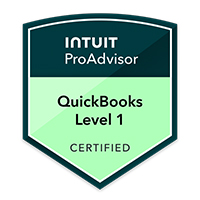 QuickBooks Level 1 Certified badge